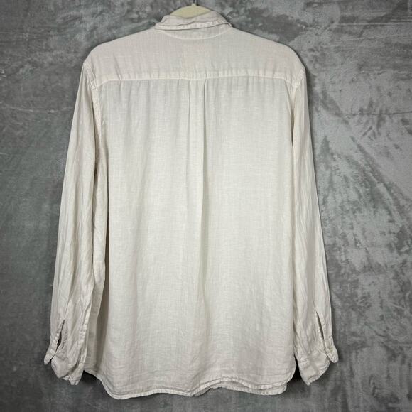 Velvet by‎ Jenny Graham Linen Button up Shirt Womens Medium - Picture 9 of 11